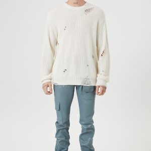Mid-Rise Cargo Skinny Jeans