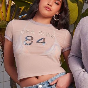 Sea Side Sequin Ringer Tee