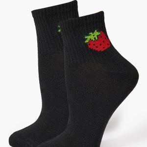 Strawberry Quarter Socks
