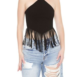 Fringe Cropped Cami