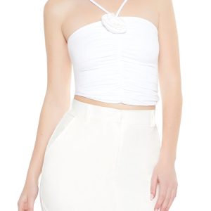 Cropped Rosette Cami