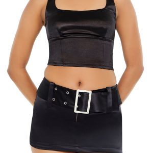 Square-Neck Crop Top