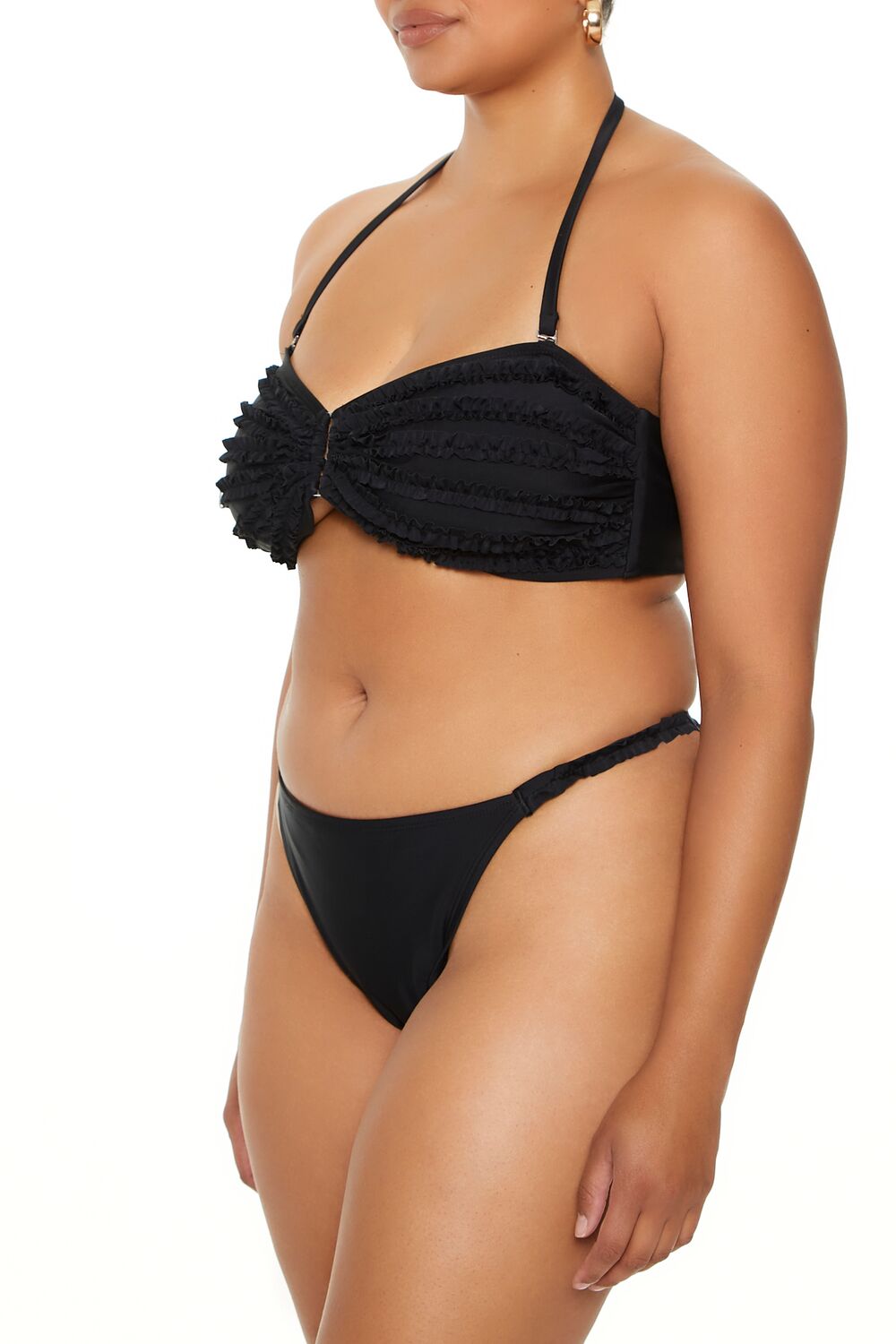 Plus Size Ruffle Bikini Bottoms - Image 2