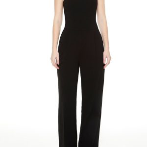 Strapless Straight-Leg Jumpsuit