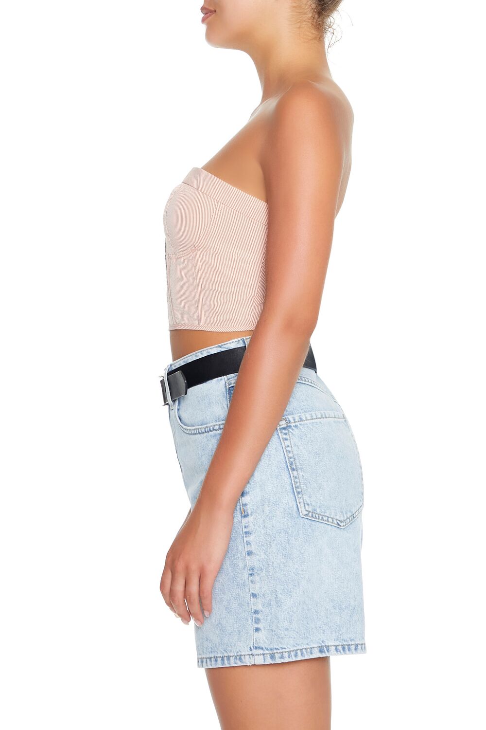 Striped Tube Crop Top - Image 5