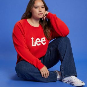 Plus Size Fleece Lee Graphic Pullover