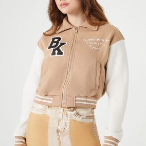 Varsity Letterman Bomber Jacket