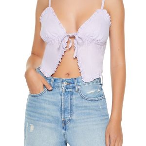Split-Hem Cropped Cami