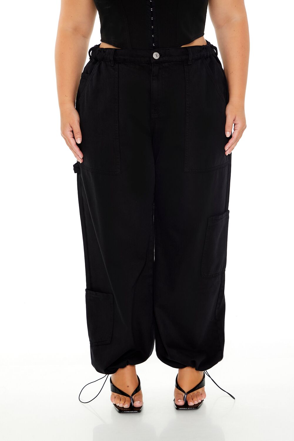 Plus Size Carpenter Joggers - Image 2