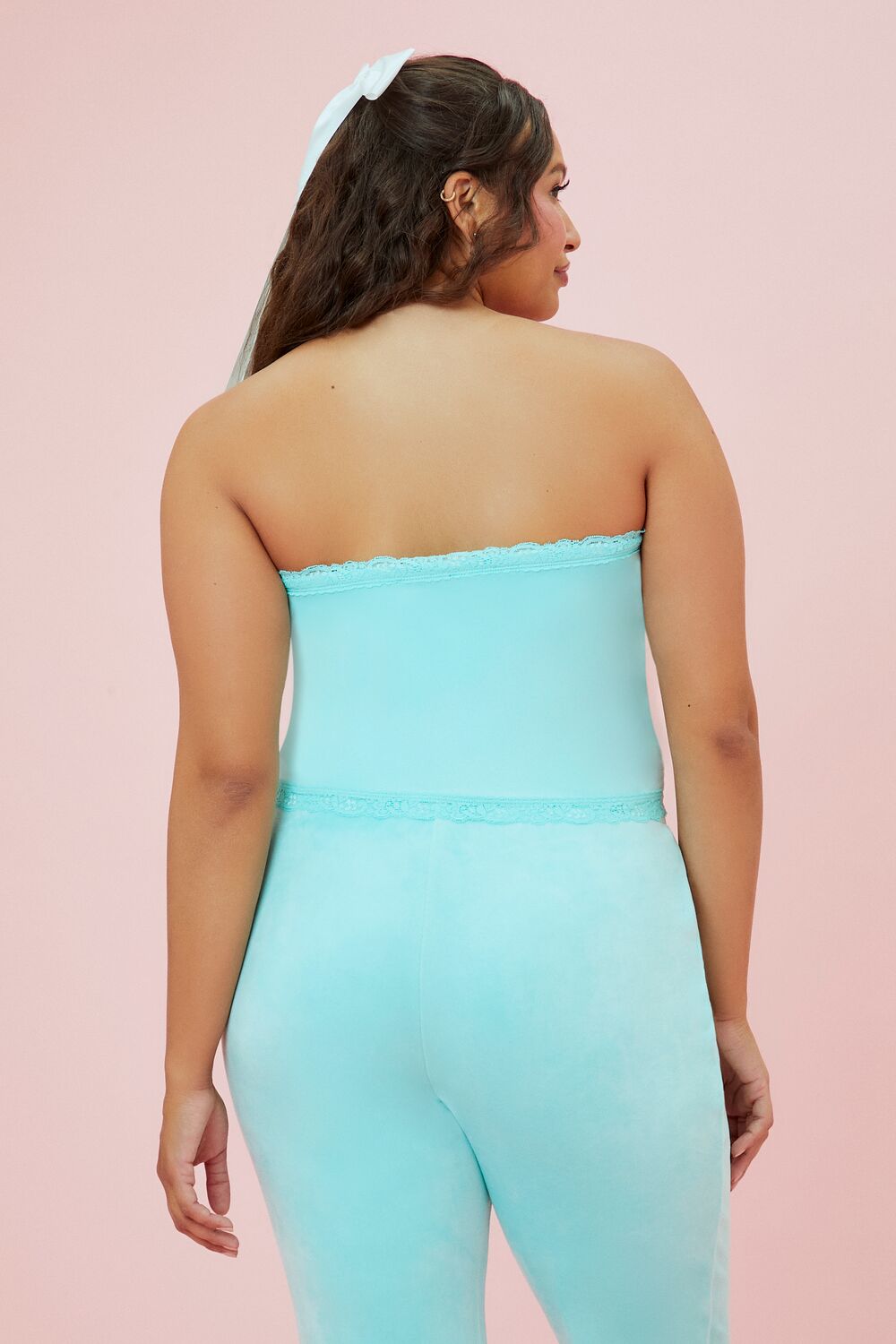 Plus Size Hello Kitty Velour Tube Top - Image 5