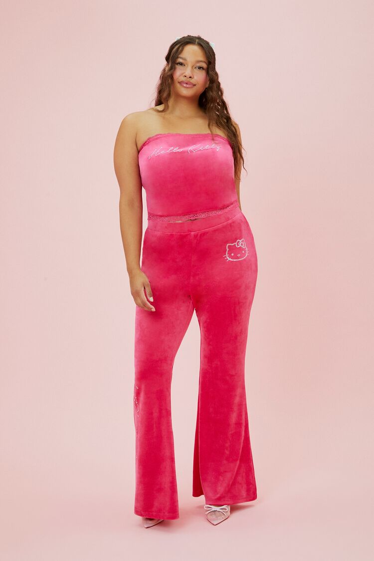 Plus Size Hello Kitty Velour Tube Top - Image 7