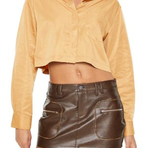 Boxy Cropped Shirt