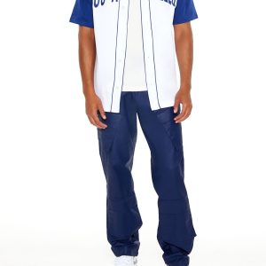 Mid-Rise Wallet Chain Pants