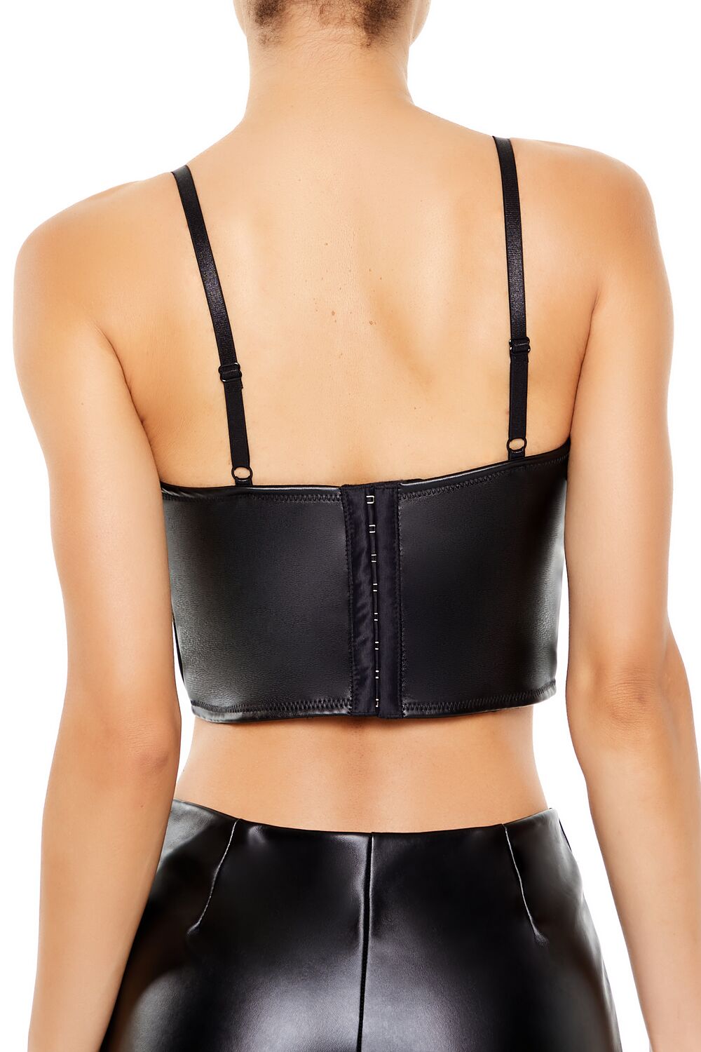 Bustier Cropped Lingerie Cami - Image 3