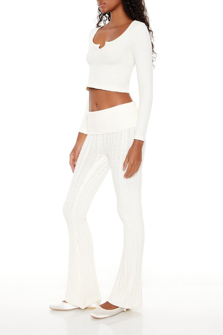 Foldover Sweater-Knit Pants - Image 8
