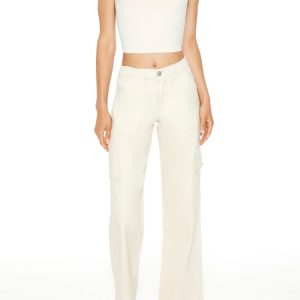 Twill Low-Rise Cargo Pants