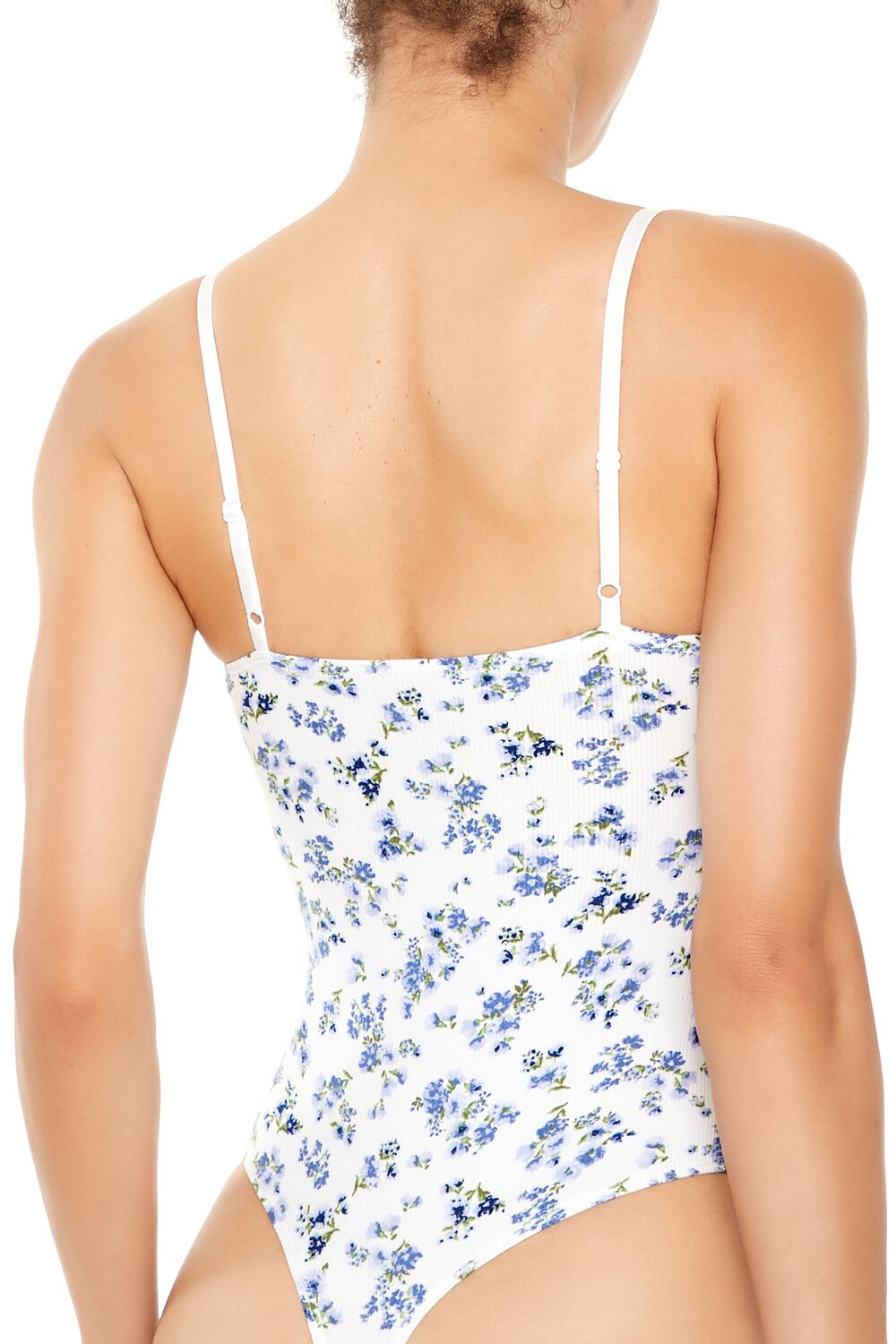 Floral Lingerie Thong Bodysuit - Image 4