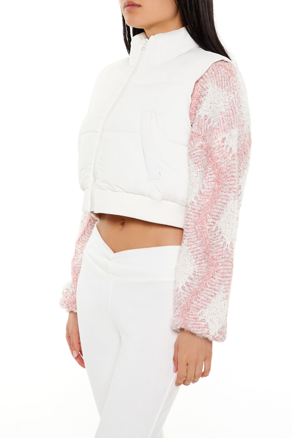 Quilted Cropped Vest - Image 9