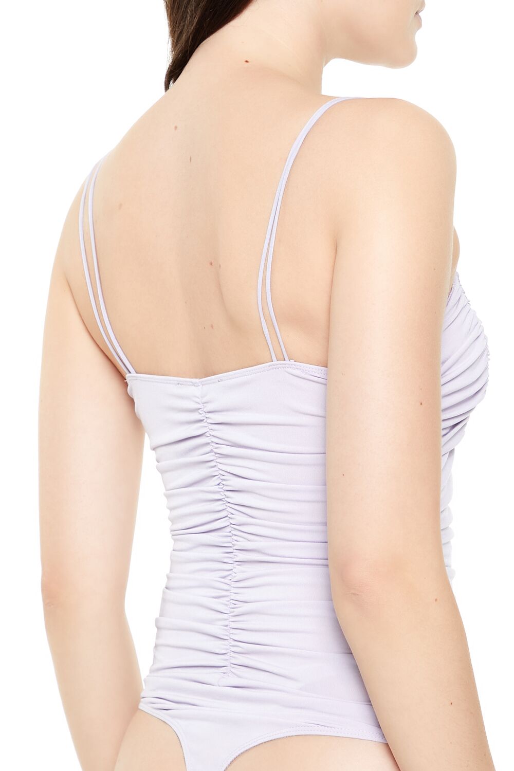 Lace-Trim Ruched Bodysuit - Image 10