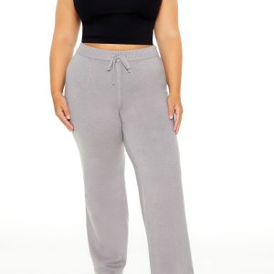 Plus Size Sweater-Knit Pants