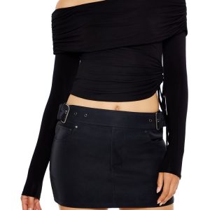 Off-the-Shoulder Crop Top