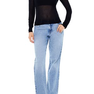 Fitted Mock Neck Sweater