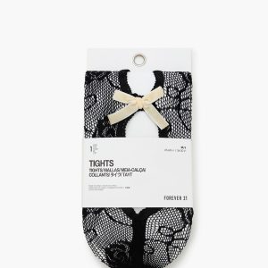 Bow Cutout Fishnet Tights