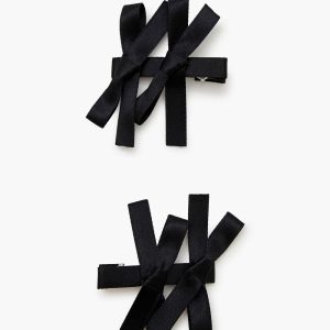 Bow Gator Hair Clip Set