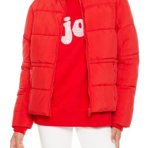 Quilted Zip-Up Puffer Jacket