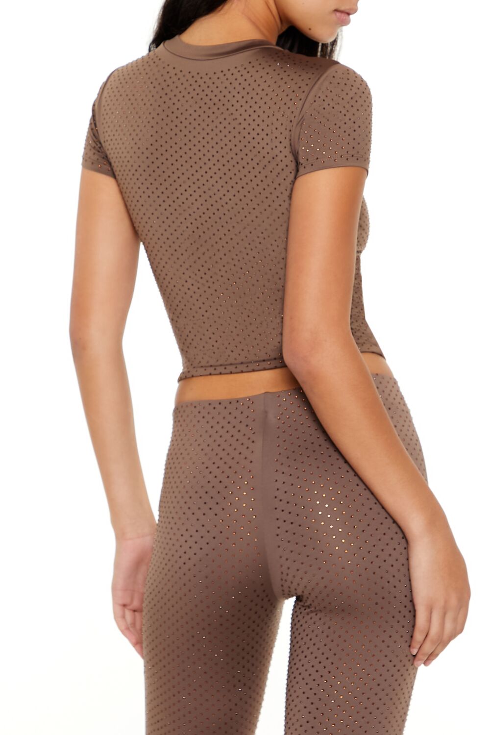 Contour Sculpt Rhinestone Tee - Image 10