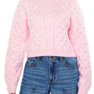 Cable & Honeycomb Knit Sweater