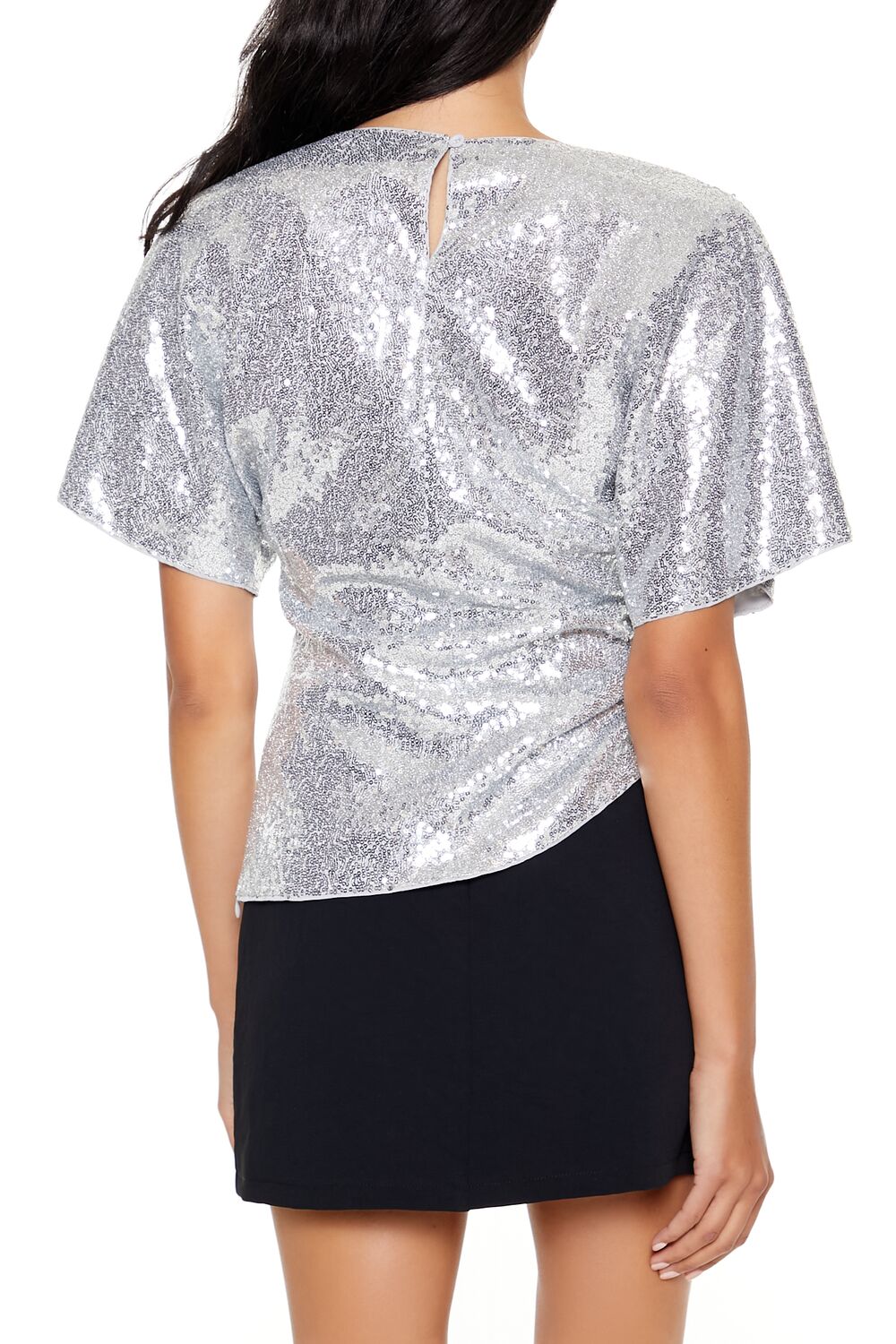 Sequin Butterfly-Sleeve Top - Image 5