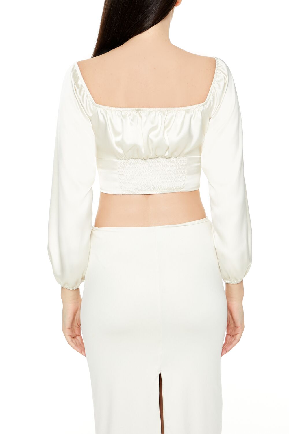 Satin Corset Crop Top - Image 15