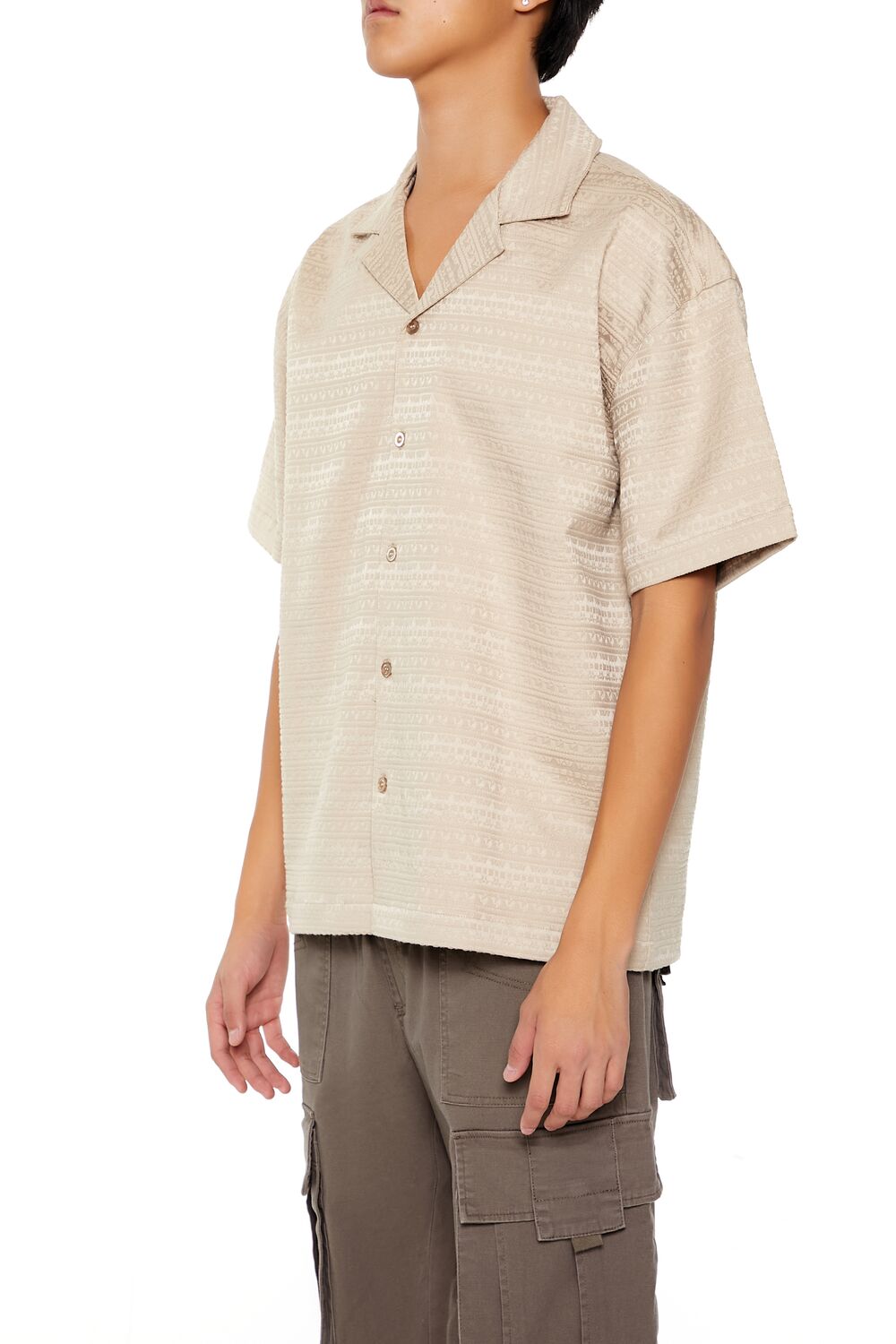 Striped Drop-Sleeve Shirt - Image 3