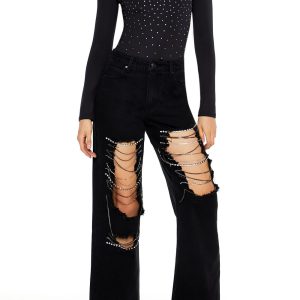 Contour Sculpt Rhinestone Bodysuit