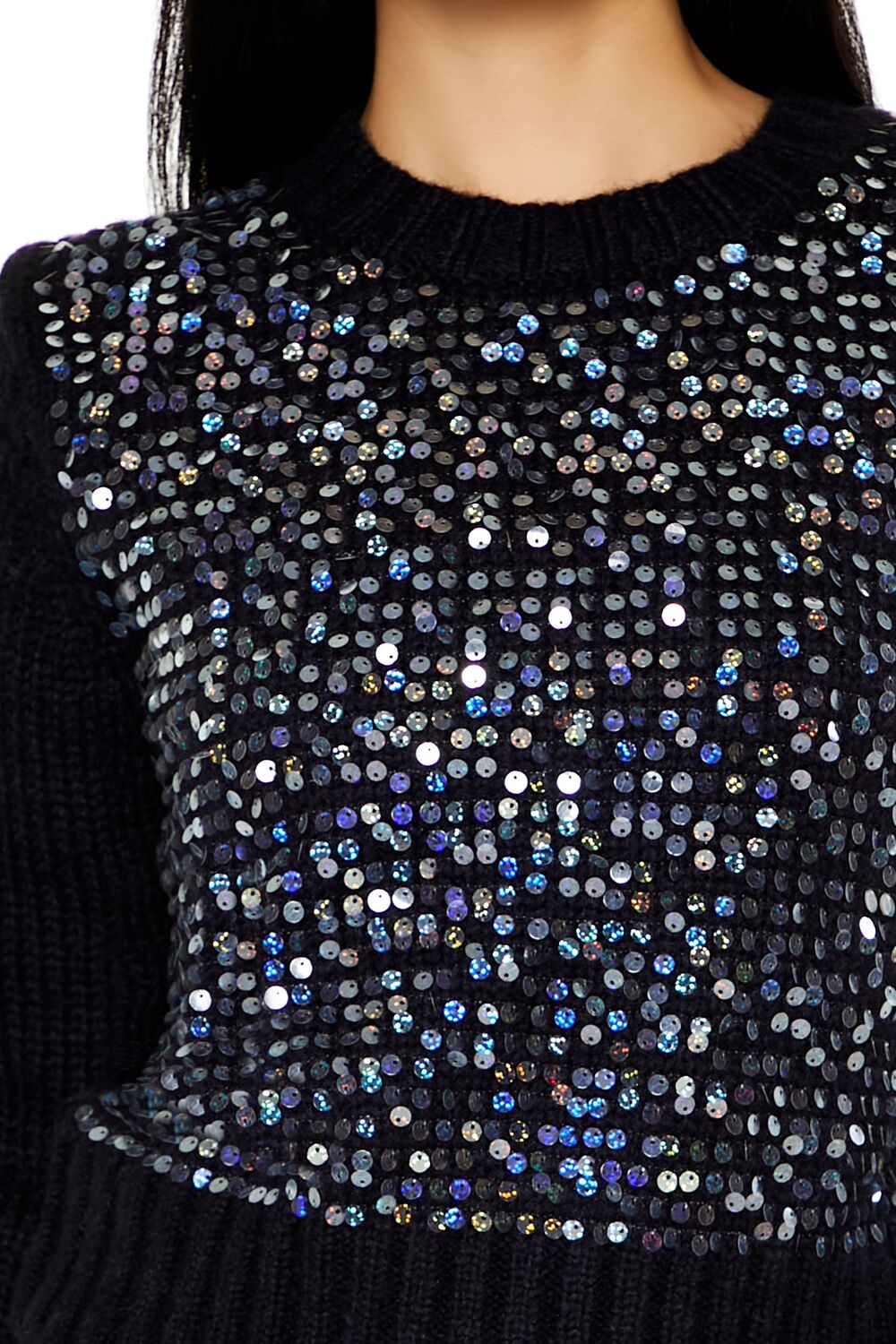 Iridescent Sequin Sweater - Image 3