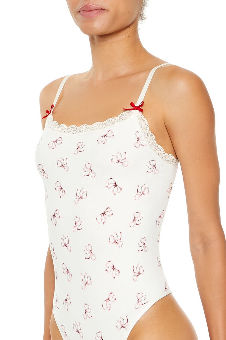 Seamless Bow Lingerie Bodysuit - Image 4