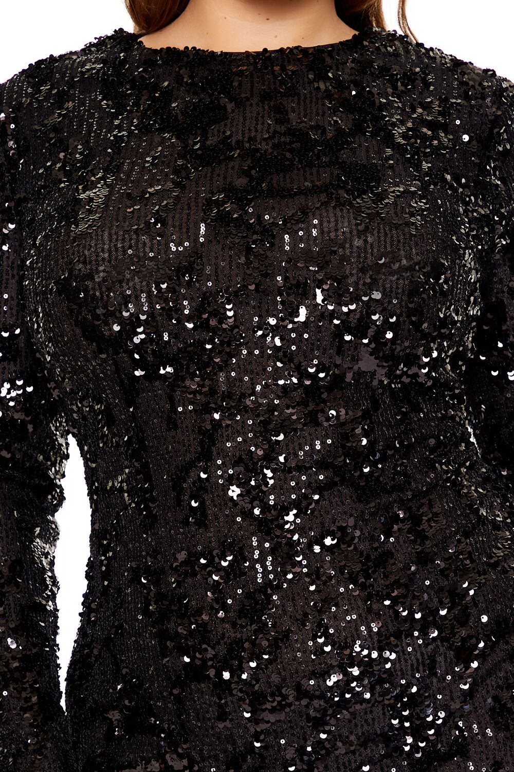 Plus Size Sequin Cutout Mini Dress - Image 10