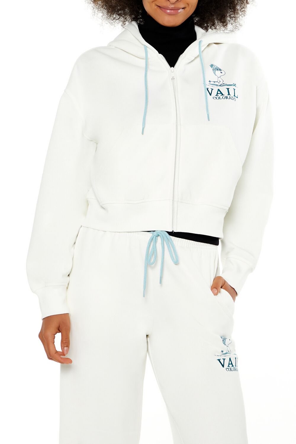 Snoopy Vail Colorado Zip-Up Hoodie