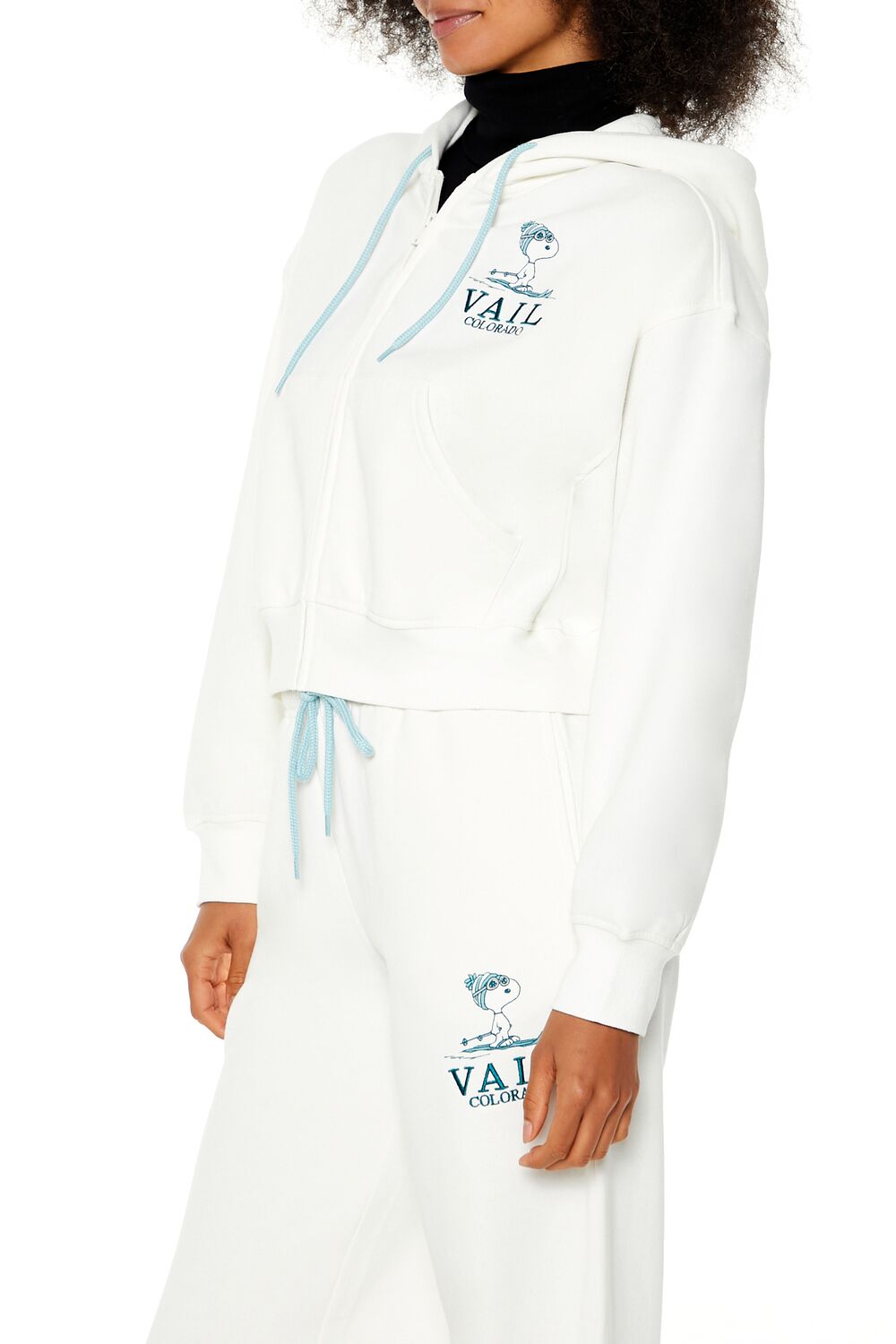 Snoopy Vail Colorado Zip-Up Hoodie - Image 4