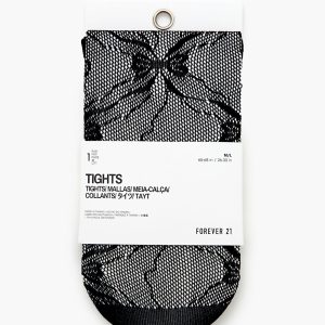 Netted Bow Fishnet Tights