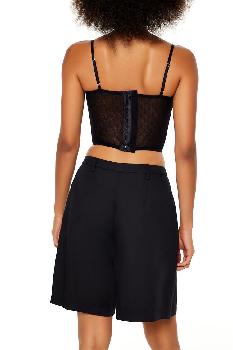 Lace Cropped Bustier Cami - Image 5