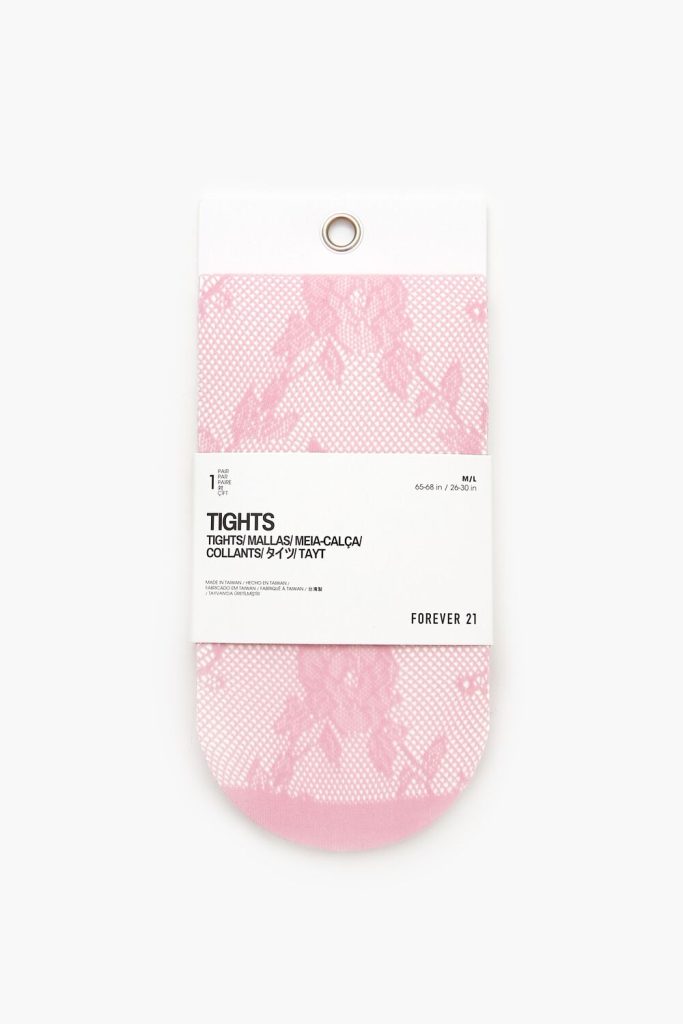 Rose Fishnet Tights