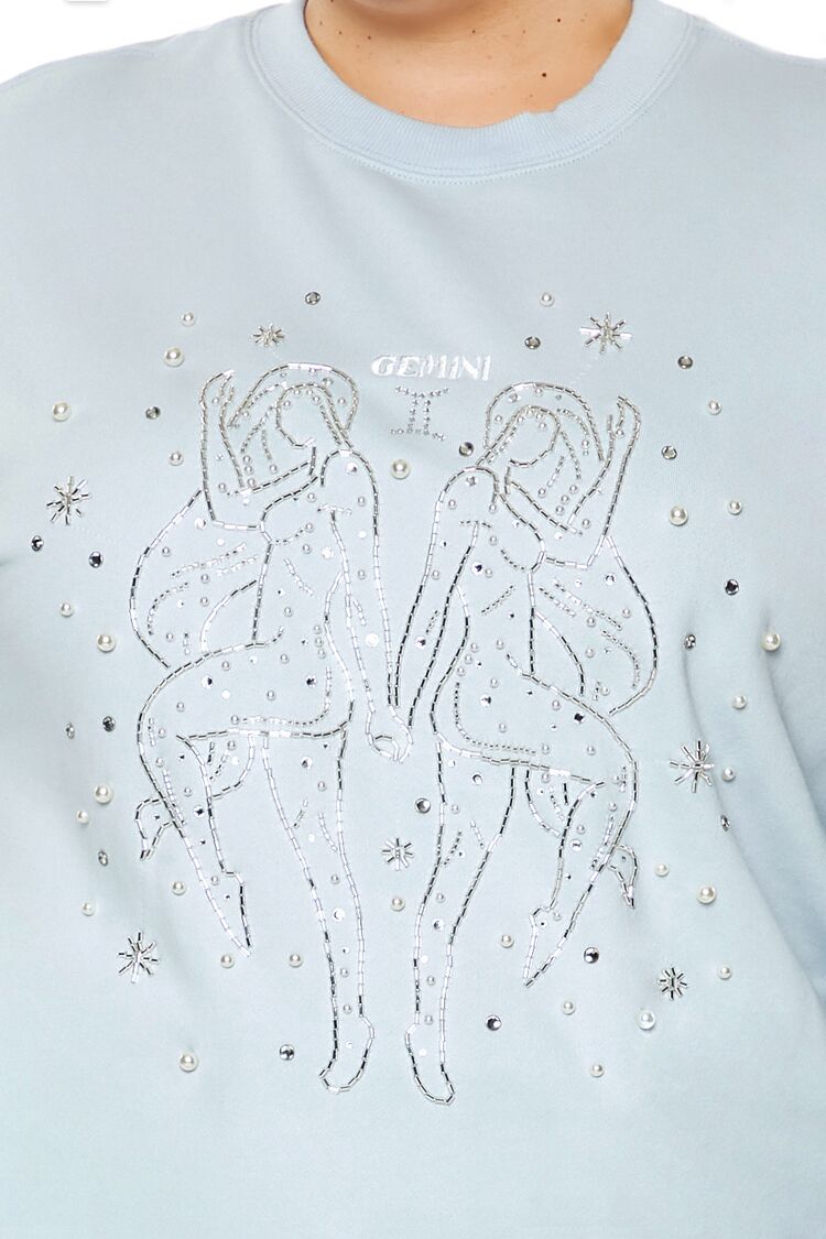 Plus Size Beaded Gemini Pullover - Image 3