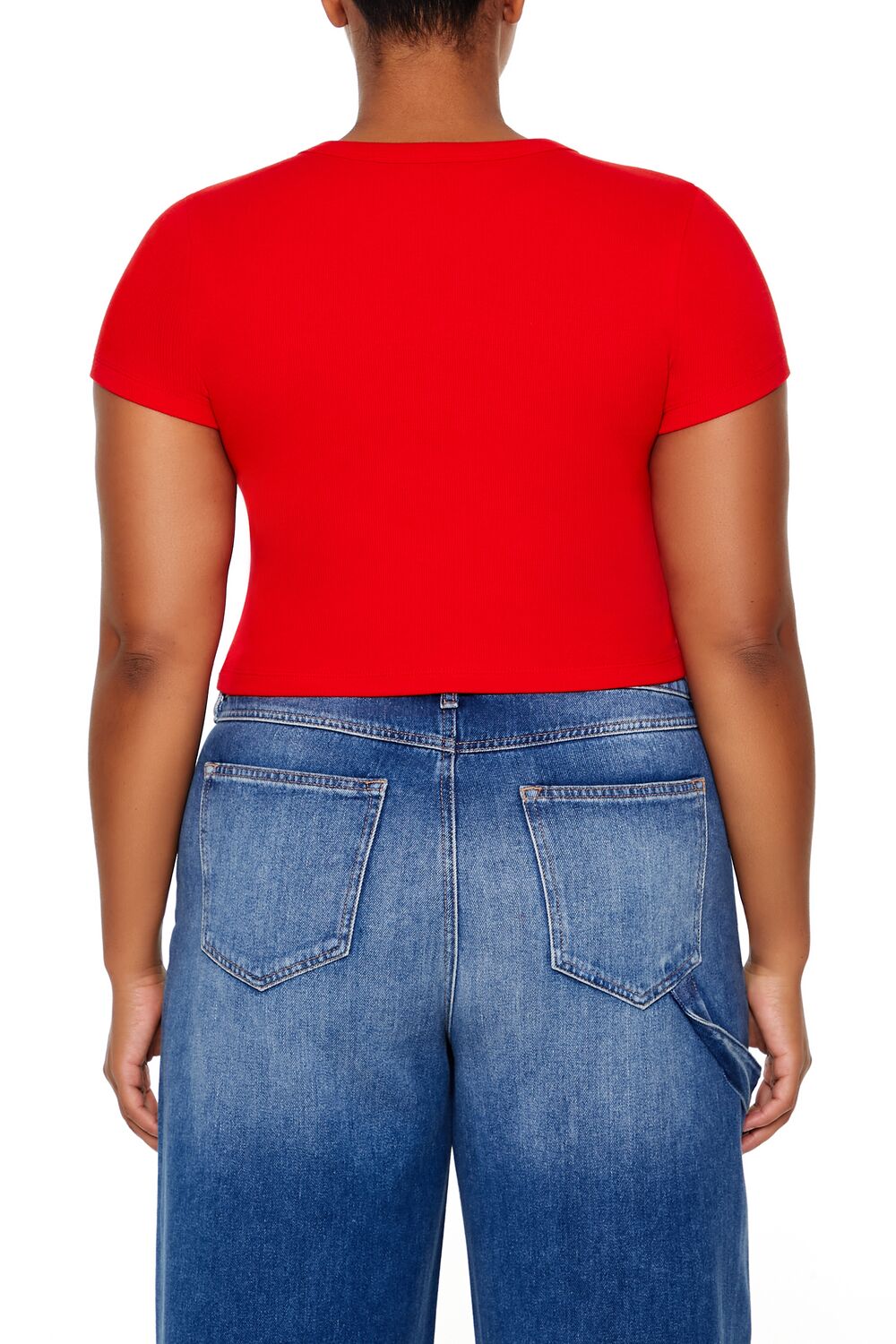 Plus Size Sequin Teddy Bear Baby Tee - Image 5