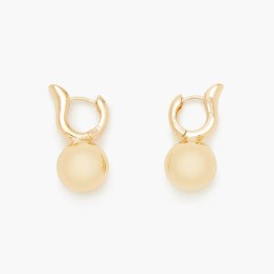 Round Huggie Hoop Earrings