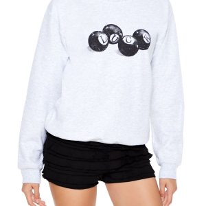 Luck Billiard Ball Graphic Pullover