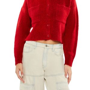 Cropped Cardigan Sweater