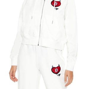 Stealin Hearts Patch Zip-Up Hoodie