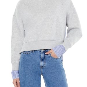 Striped Colorblock Combo Pullover